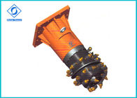 Cortador de cilindro giratório HTC35 de 110 quilowatts, cabeça de cortador hidráulico da velocidade de 110-140 RPM para a máquina escavadora