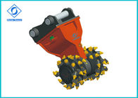 Cortador de cilindro de baixo nível de ruído para a máquina escavadora, cortador giratório hidráulico flexível HDC50