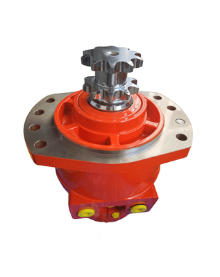 Motor de pistão hidráulico de ferro fundido de carga pesada Torque 2950-5100 N.m Nomeação para operações de 100-125 r/min