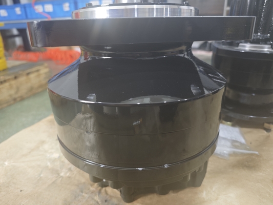 Torque nominal de 100 a 125 r/min. Motor hidráulico, ferro fundido, peso de 30 a 110 kg