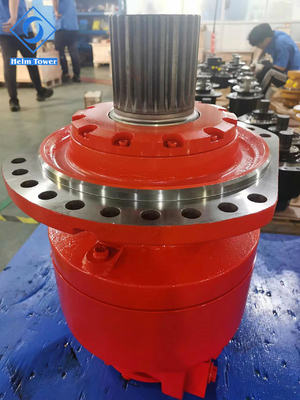Motor hidráulico de ferro fundido com torque máximo admissível de 2950-5100 Nm