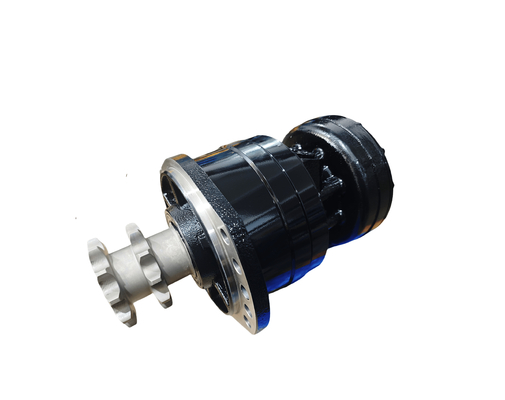 Motor hidráulico de baixa velocidade e torque com óleo de temperatura normal