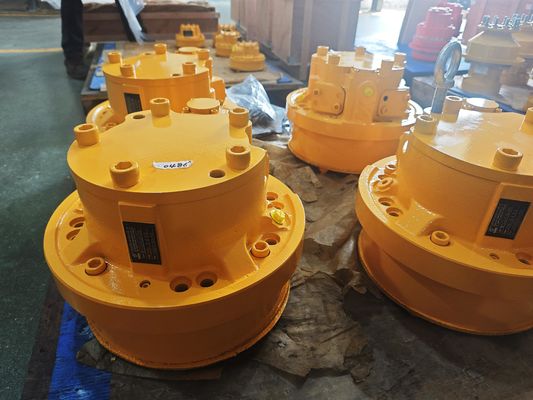 Tipo de comando de pistão hidráulico Motor de roda hidráulica para aplicações de ferro fundido e de cargas pesadas